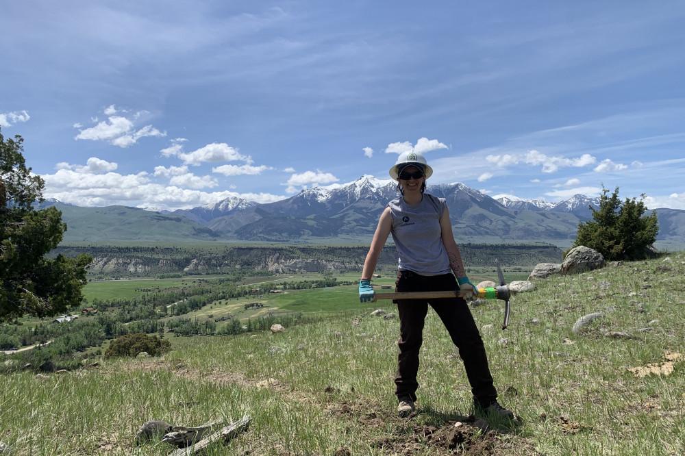 Blazing her own (hiking) trail